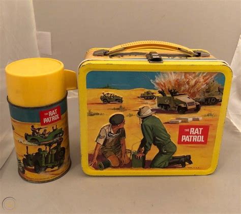 rat patrol metal lunch box|rat patrol lunchbox.